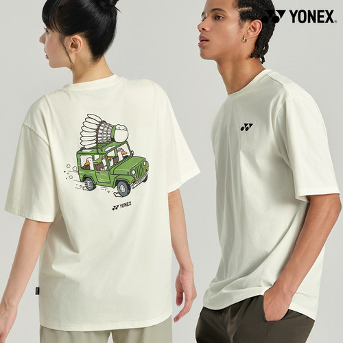 2026秋冬韩国YONEX尤尼克斯新款羽毛球服短袖男女同款运动速干T40