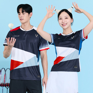 2025秋冬新款Technist韩国羽毛球服男女运动速干透气短袖上衣T17