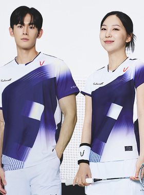 2025秋冬新款Technist韩国羽毛球服男女运动速干透气短袖上衣T01