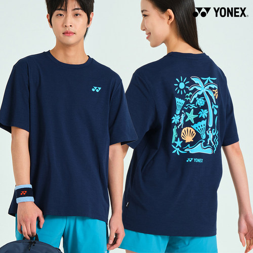 2026春夏韩国YONEX尤尼克斯新款羽毛球服短袖男女同款运动速干T66