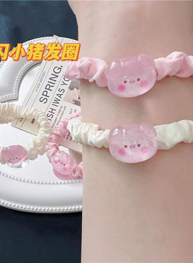 儿童扎头发橡皮筋可爱女童大肠发圈头绳宝宝不伤发弹性好少女发绳