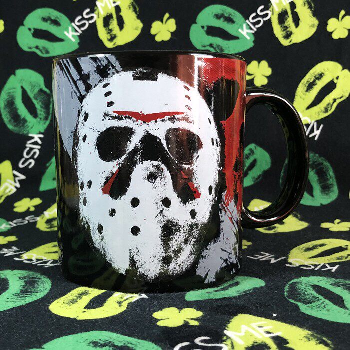 美国进口friday the 13th黑色星期五杰森大号陶瓷杯马克杯咖啡杯
