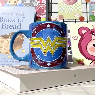 美国进口正义联盟神奇女侠wonderwoman陶瓷杯马克杯水杯咖啡杯子