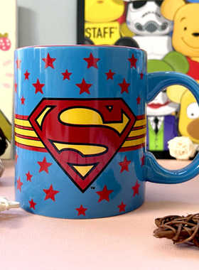 进口 DC正义联盟超人SUPERMAN S标志大容量马克杯咖啡杯水杯 杯子