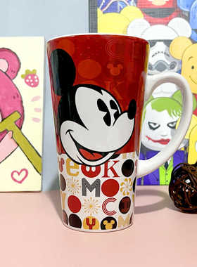 现货 迪家可爱米奇头MICKY MOUSE高版马克杯咖啡杯水杯乐园款包邮