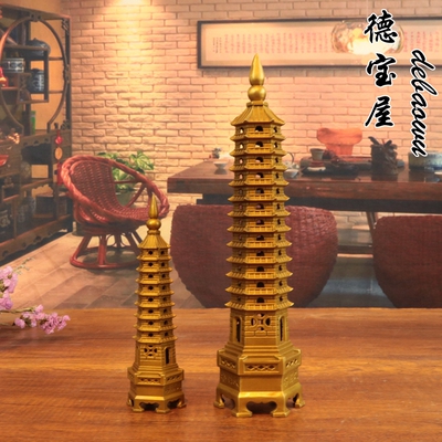 纯铜十三层文昌塔九层办公室书桌