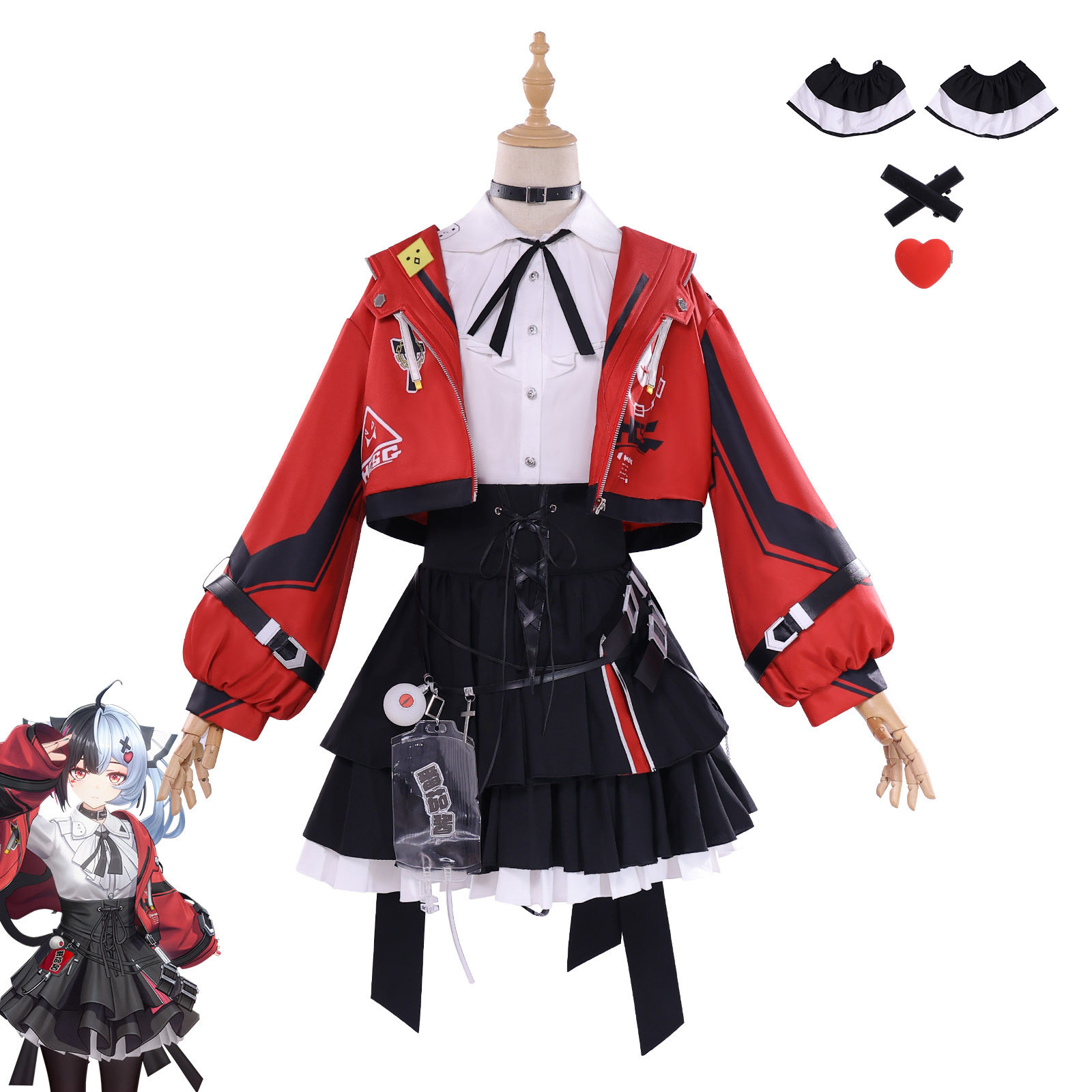异环国产cos开放世界游戏安魂曲小吱cosplay二次元动漫C服女装图片