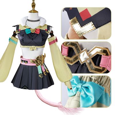 漫点原神瓦蕾莎cos服cosplay服装女动漫人物游戏二次元鞋子假发