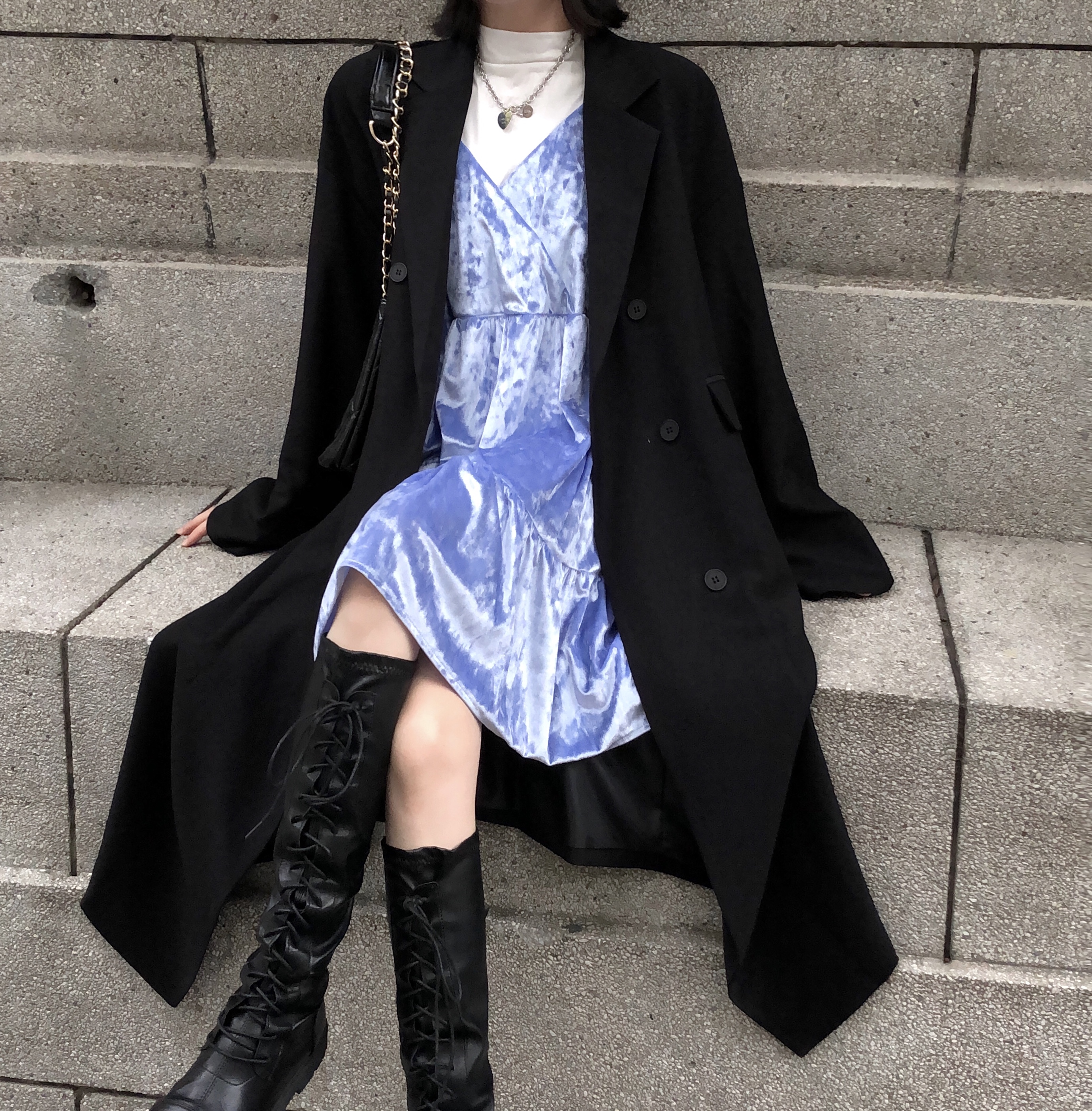 Real price suit material windbreaker autumn winter high quality long coat coat coat