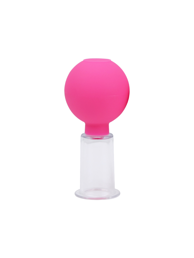 Facial beauty walking cupping cup filling ball silicone cupping device face lifting tool moisture absorption negative pressure canning slider