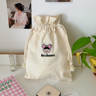 收纳抽绳包可以定制名字becheers