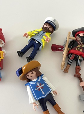 德国playmobil摩比世界人物卡通公仔手办14季15季16季男 过家家