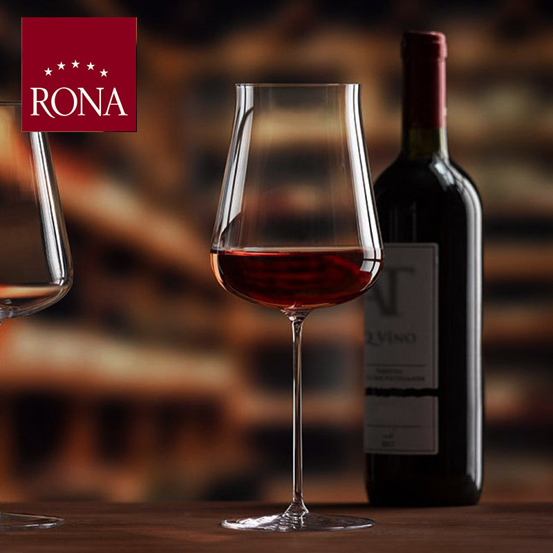 rona洛娜捷克进口水晶杯北极星波尔多葡萄酒杯家用高脚玻璃红酒杯
