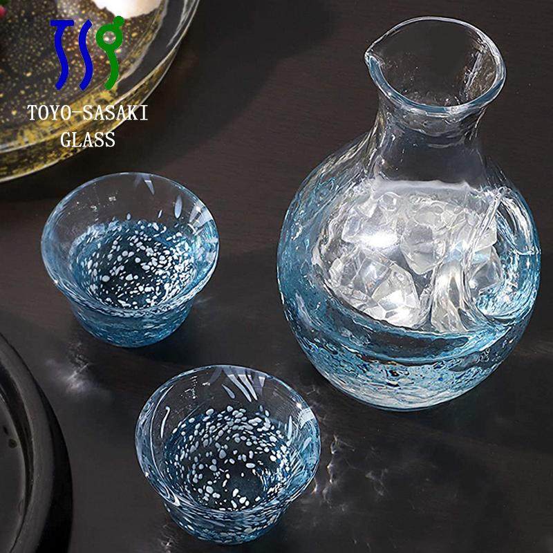 东洋佐佐木日本进口经典手工冷酒壶套装冰见雪清酒杯壶家用酒具