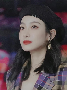 Kangol Monty Beret袋鼠羊毛男女情侣马思唯同款网眼贝雷帽画家帽