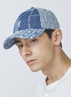 Kangol Denim Mashup Baseball袋鼠春夏牛仔丹宁拼接棒球帽鸭舌帽