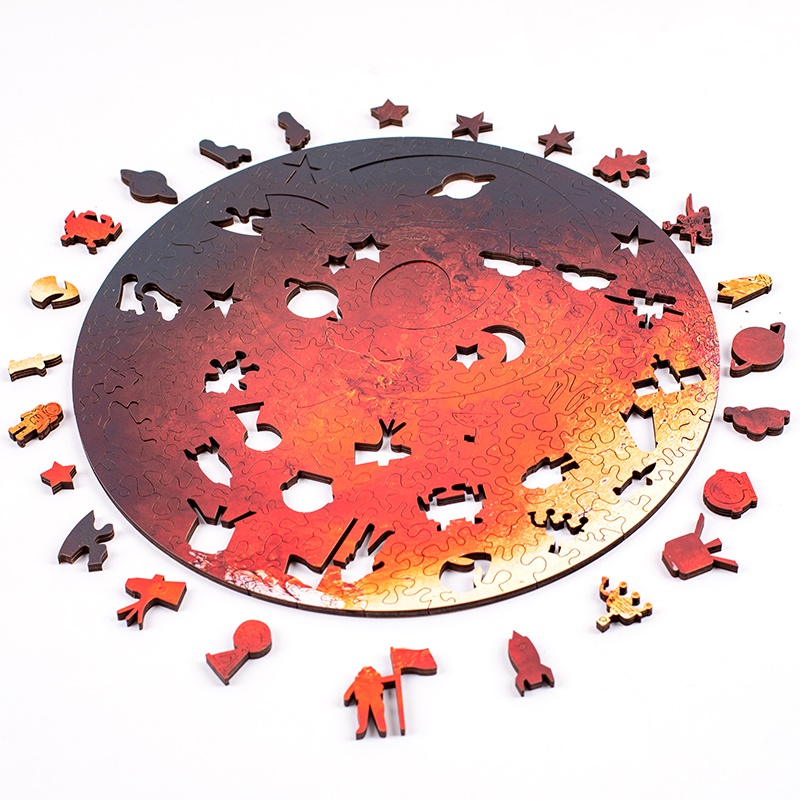 解密木质高级益智拼图