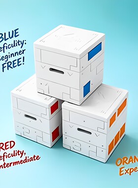 The Ascent 解谜盒 Keebox blue球解密机关盒子地狱级难度gm同款