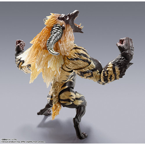 有货 万代 S.H.MonsterArts 怪物猎人 崛起 激昂金狮子 拉加恩