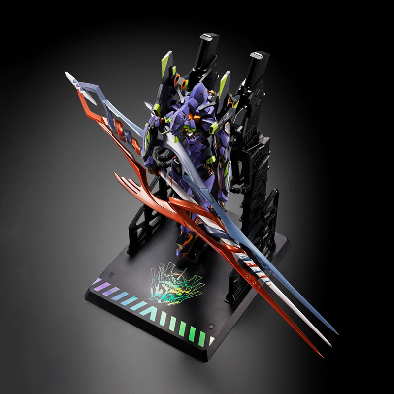 有货 万代 MB 新世纪福音战士 EVA初号机 30周年 盖乌斯之枪 成品