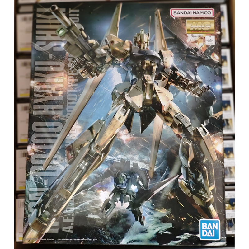 有货 正版 万代 MG 1-100 机动战士高达Z 金色百式 2.0 拼装模型