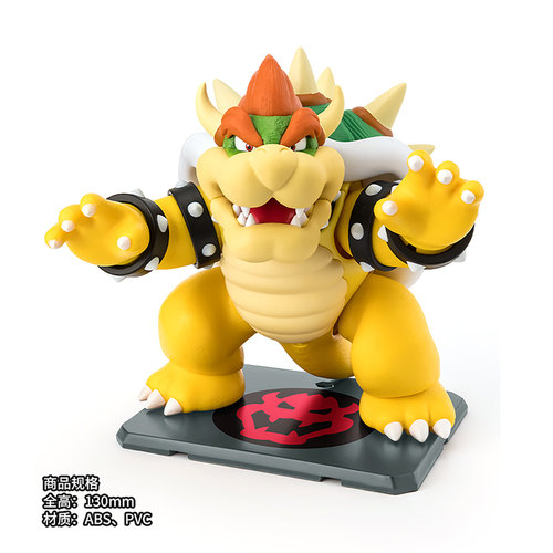 有货 万代 SHF 超级马里奥 库巴 酷霸王SUPER MARIO 可动成品手办