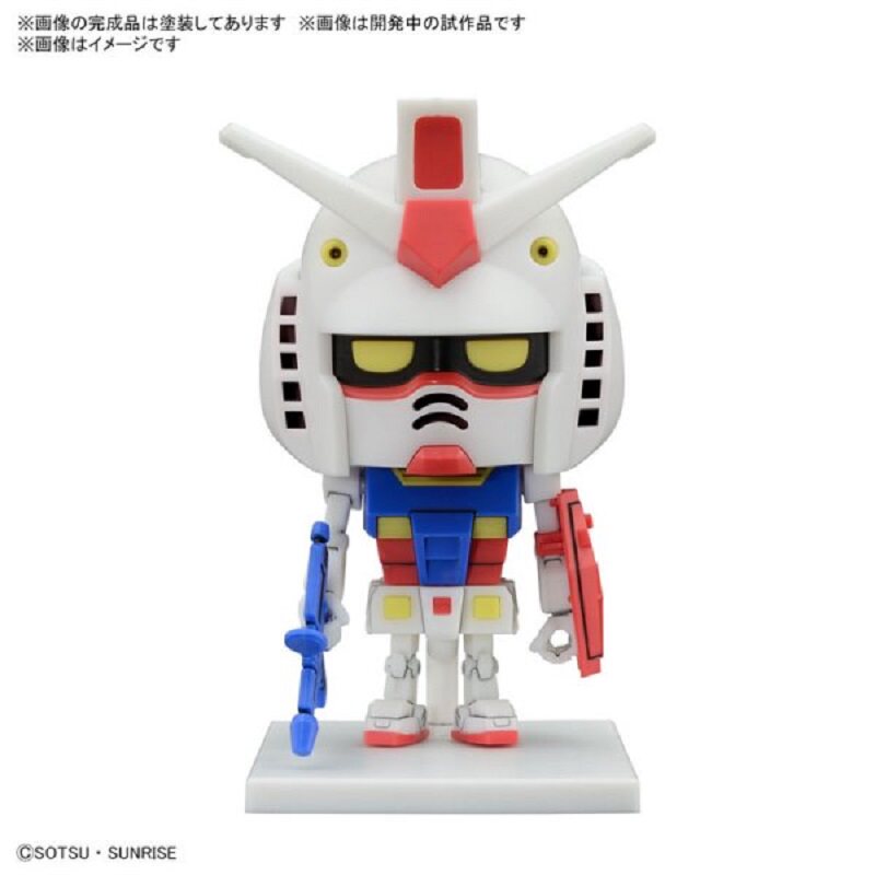 有货 正版万代 Q版高达 1/1 钢普拉君 DX套装 元祖高达RX78-2图片