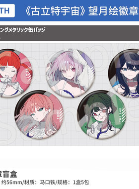 日本正版 EDITH 古立特宇宙 望月绘 金属质感 徽章盲盒 周边谷子