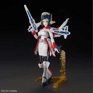 有货 正品万代 HGBF 1/144  罗恩格 凛子 高达创战者 机娘 拼装模