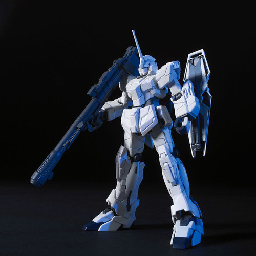 有货 万代 高达系列拼装模型 HGUC 1/144 独角兽高达 独角模式