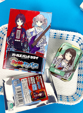 日本正版 Girls Band Cry GBC金箔圆角方形徽章吧唧盲盒 周边谷子