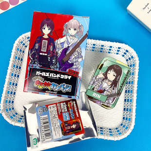 日本正版 Girls Band Cry GBC金箔圆角方形徽章吧唧盲盒 周边谷子