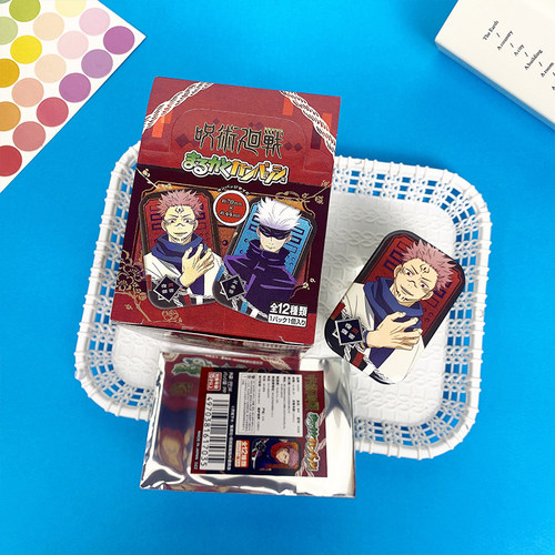 日本正版 咒术回战 圆角方徽章 盲抽款 伏黑惠 狗卷棘 周边谷子