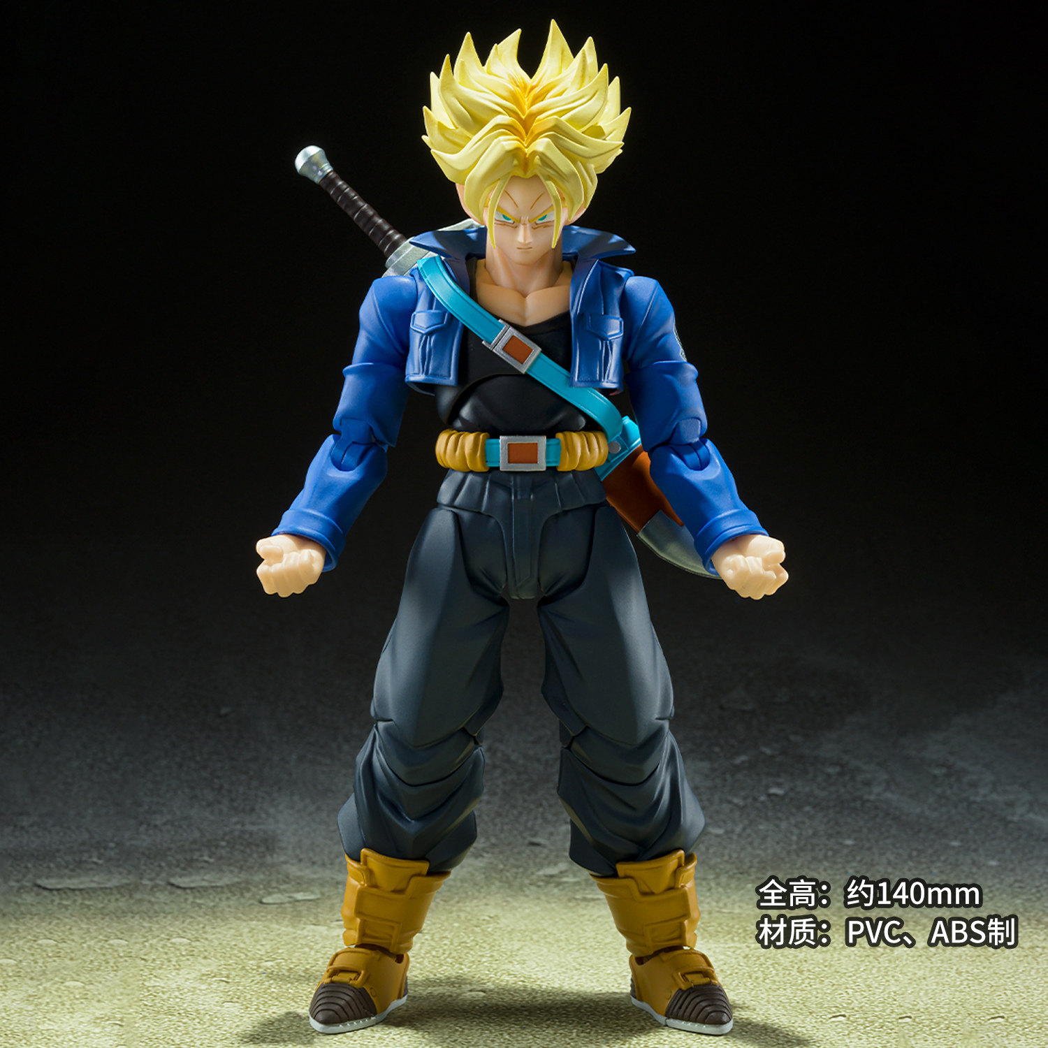 有货万代 SHF 龙珠 超级赛亚人特兰克斯 来自未来的少年 可动手办