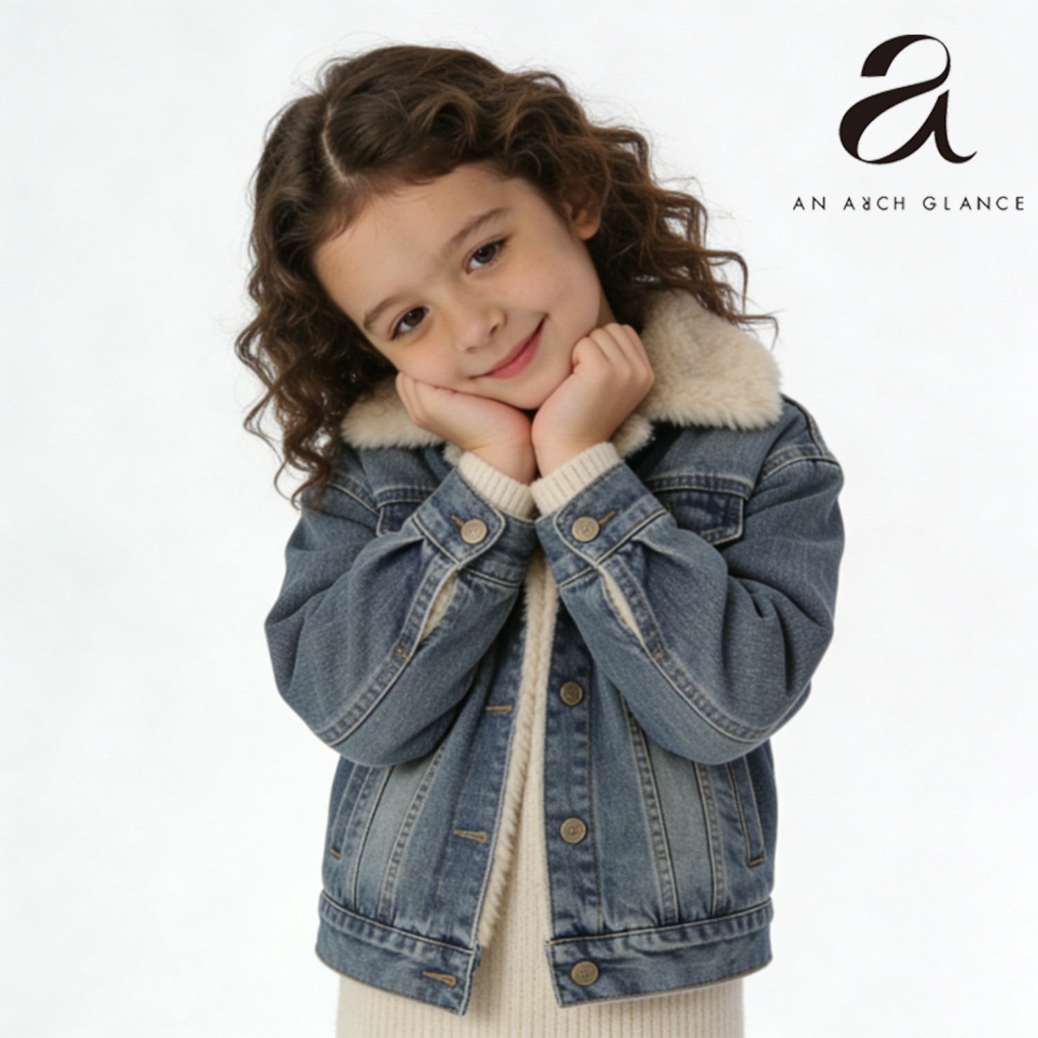 女童加绒牛仔外套秋冬装2025新款韩版儿童冬季女孩加厚保暖上衣潮