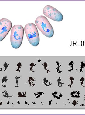 印章初学者彩绘刮板长方形指甲油