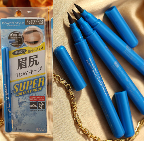 日本产防水防汗液体眉笔SANA