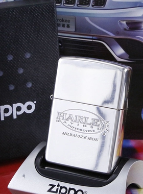 1997年哈雷 harley 日版镀银标志 E 美国原装正版正品zippo打火机