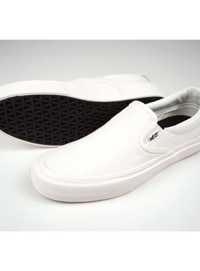 STRAYE小众美潮Classic一脚蹬男纯色小白鞋Slip-On休闲板鞋帆布鞋