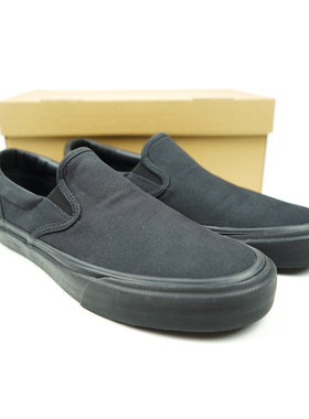 Classic经典Slip-on全黑武士一脚蹬休闲鞋死飞帆布鞋straye懒人鞋
