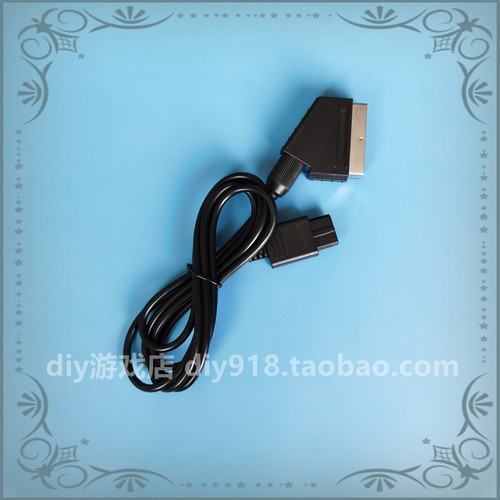 SFC游戏机SCART线  扫把头