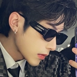 Прямоугольные солнцезащитные очки в стиле хип-хоп на солнечной энергии, изысканный стиль, в американском стиле, популярно в интернете, защита от ультрафиолета