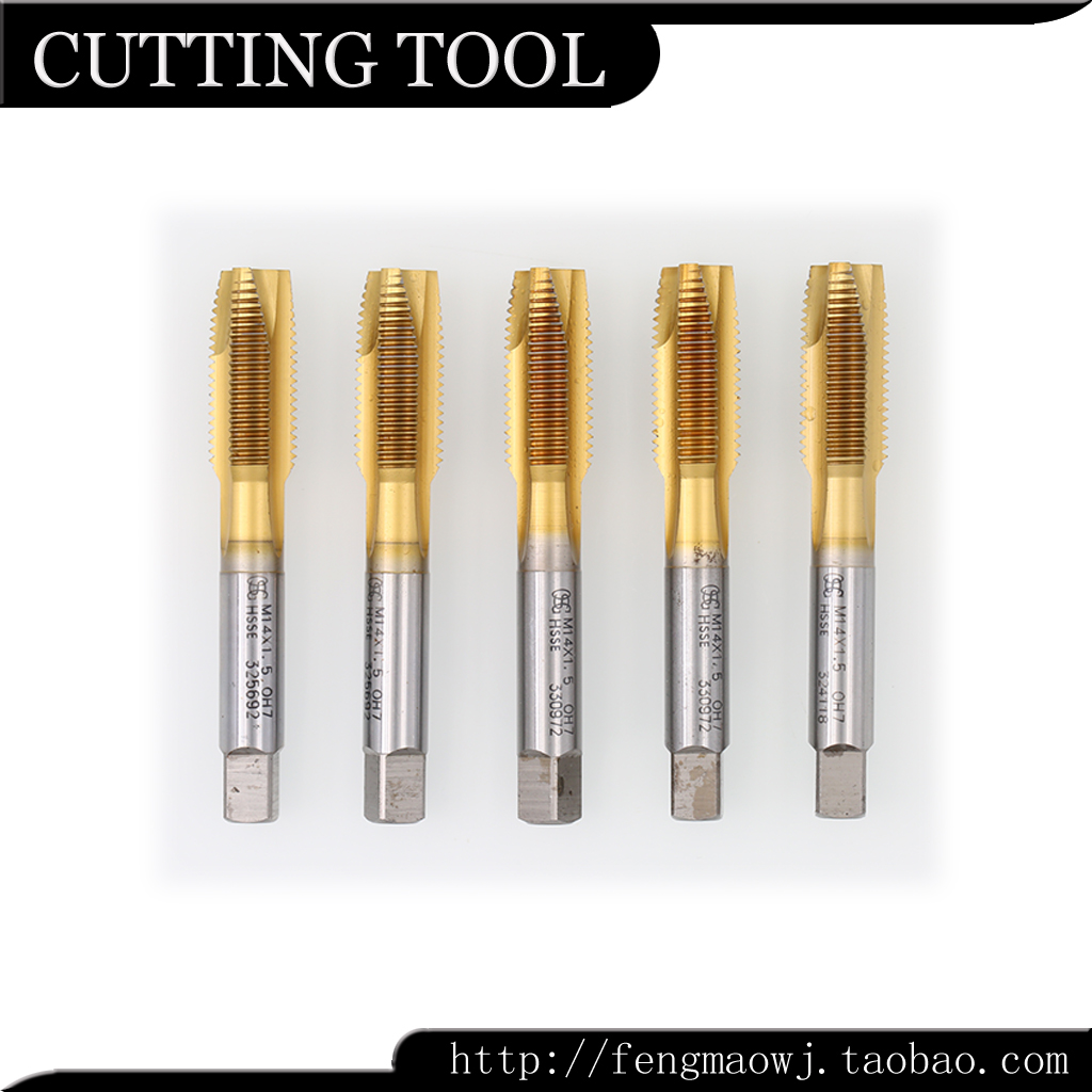 进口二手先端丝攻日本OSG HSSE OH7 M14*1.5镀钛螺尖丝锥用于通孔