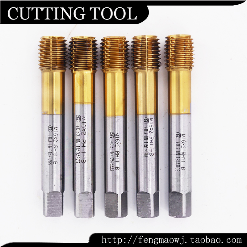 进口二手丝锥台湾大宝TOSG RH11-B+0.3 M16X2镀钛挤压机用丝攻