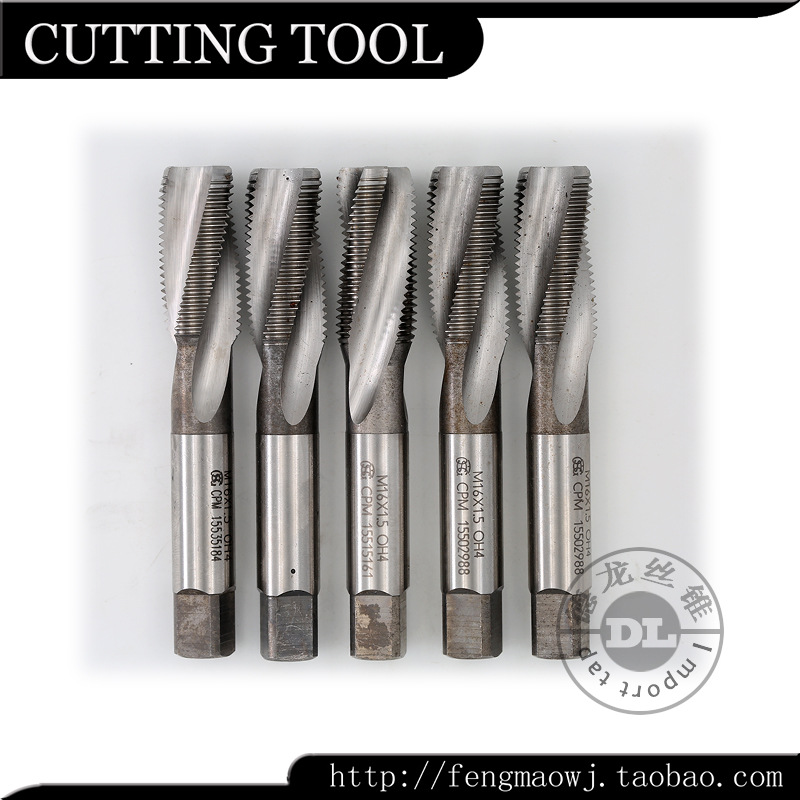 进口二手台湾大宝TOSG CPM  M16*1.5 OH4本色半螺旋丝攻丝锥机用