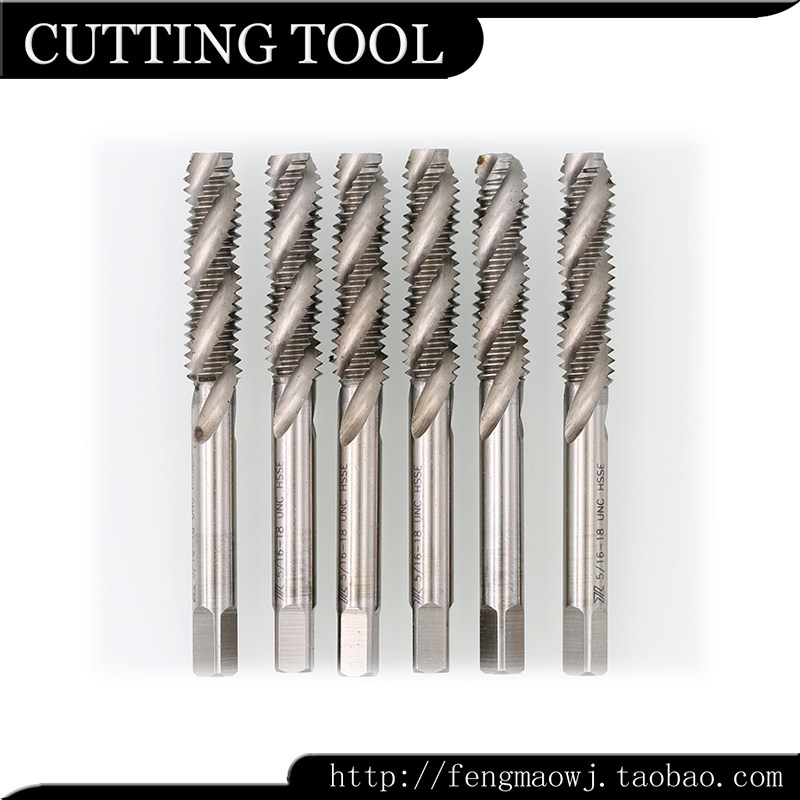 进口二手 HSSE 5/16-18 UNC 美制18牙 螺旋丝攻丝锥用于盲孔现货