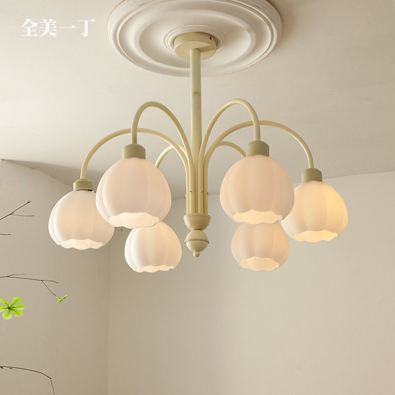 全美一丁奶油風南瓜鈴蘭吊燈