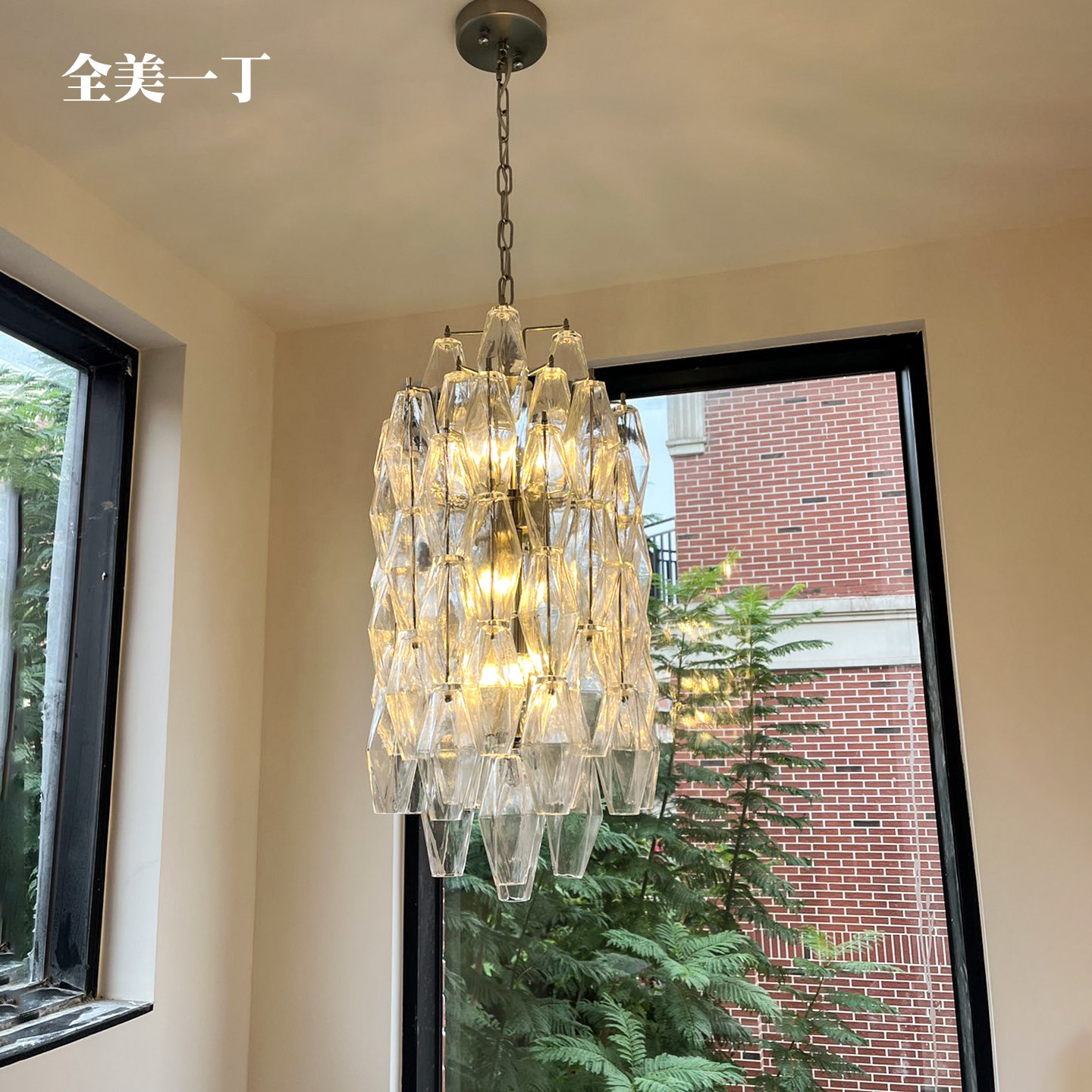 全美一丁法式复古MURANO玻璃南洋中古客厅穆拉诺楼梯客厅餐厅吊灯,家装灯饰光源,客厅吊灯,淘宝优惠券,粉丝福利购,淘宝优惠卷