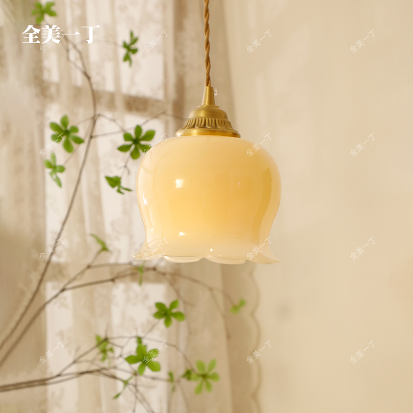 全美一丁珍珠铃兰床头吊灯