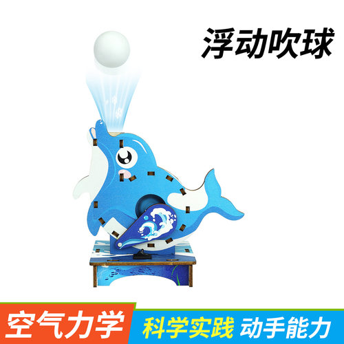 儿童科学小制作自制鼓风机模型
